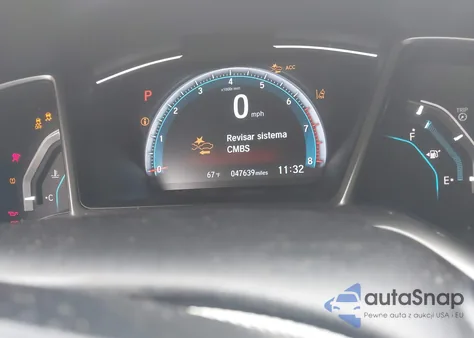 2019 Honda Civic Ex z USA, uszkodzony, nr VIN JHMFC1F3XKX006602